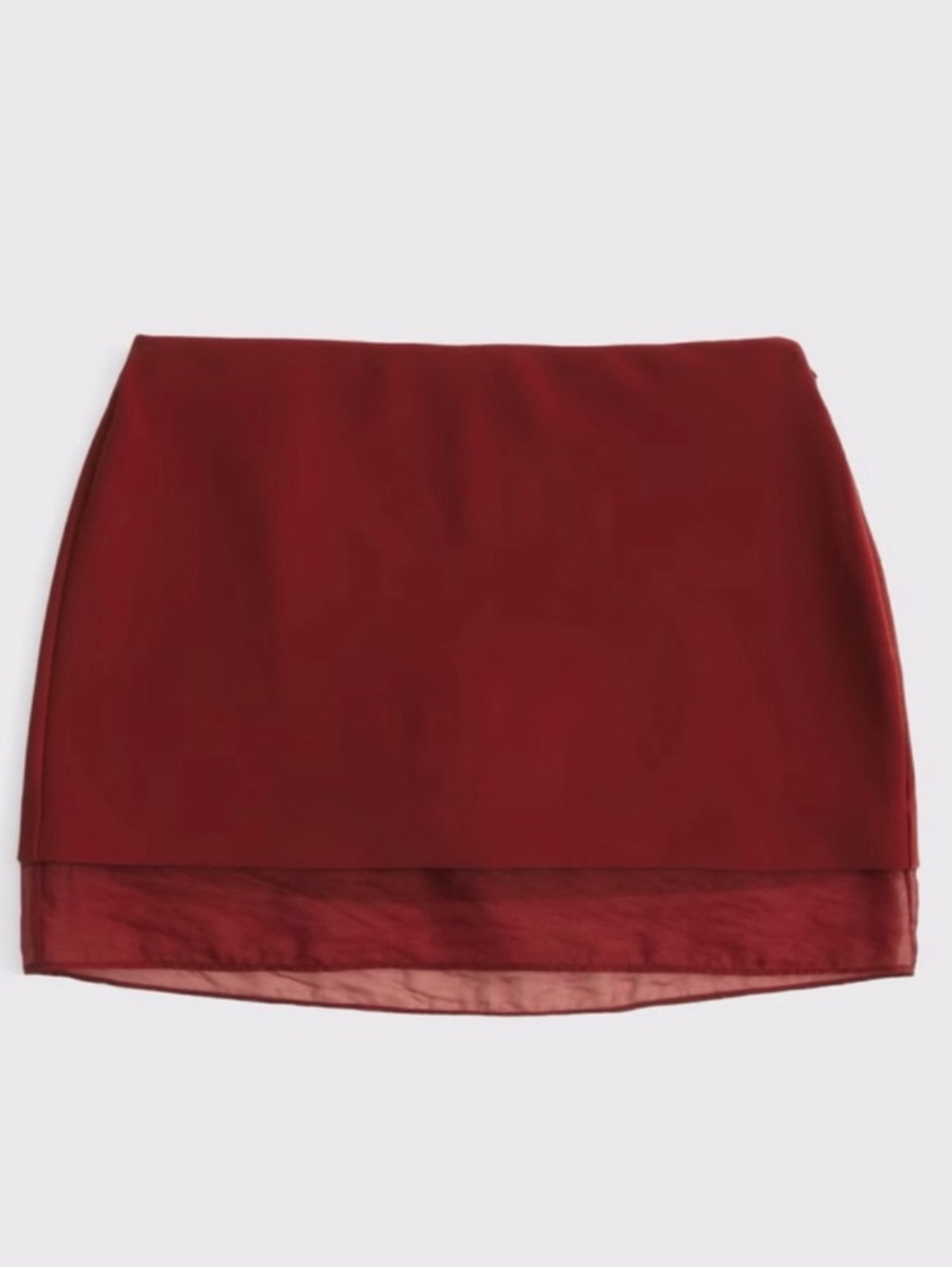 Red Abercrombie Mini Skort